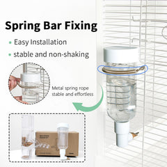 YOOSO WING Water Dispenser with spring valve keeps water clean and accessible