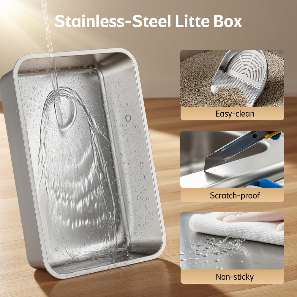 Yooson dishwasher-safe trays simplify maintenance for busy pet owners.