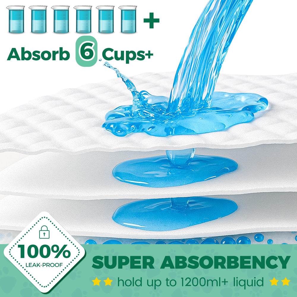 YOPETKI 6-layer protection pad for added absorbency and odor control.
