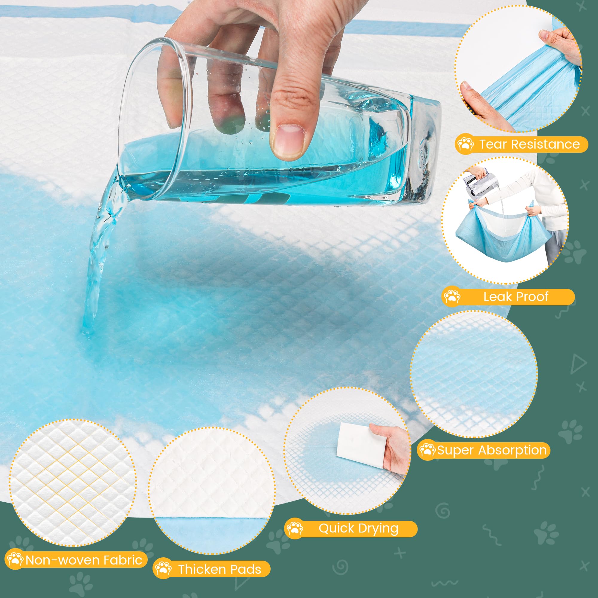 YOPETKI tear-resistant, durable pad for busy homes.