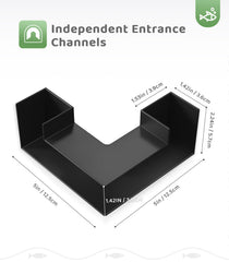 Yopetox ABS fish tunnel provides durable hideout, easy to clean.