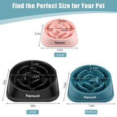 Yopnoyik non-slip base bowl prevents sliding during meals.