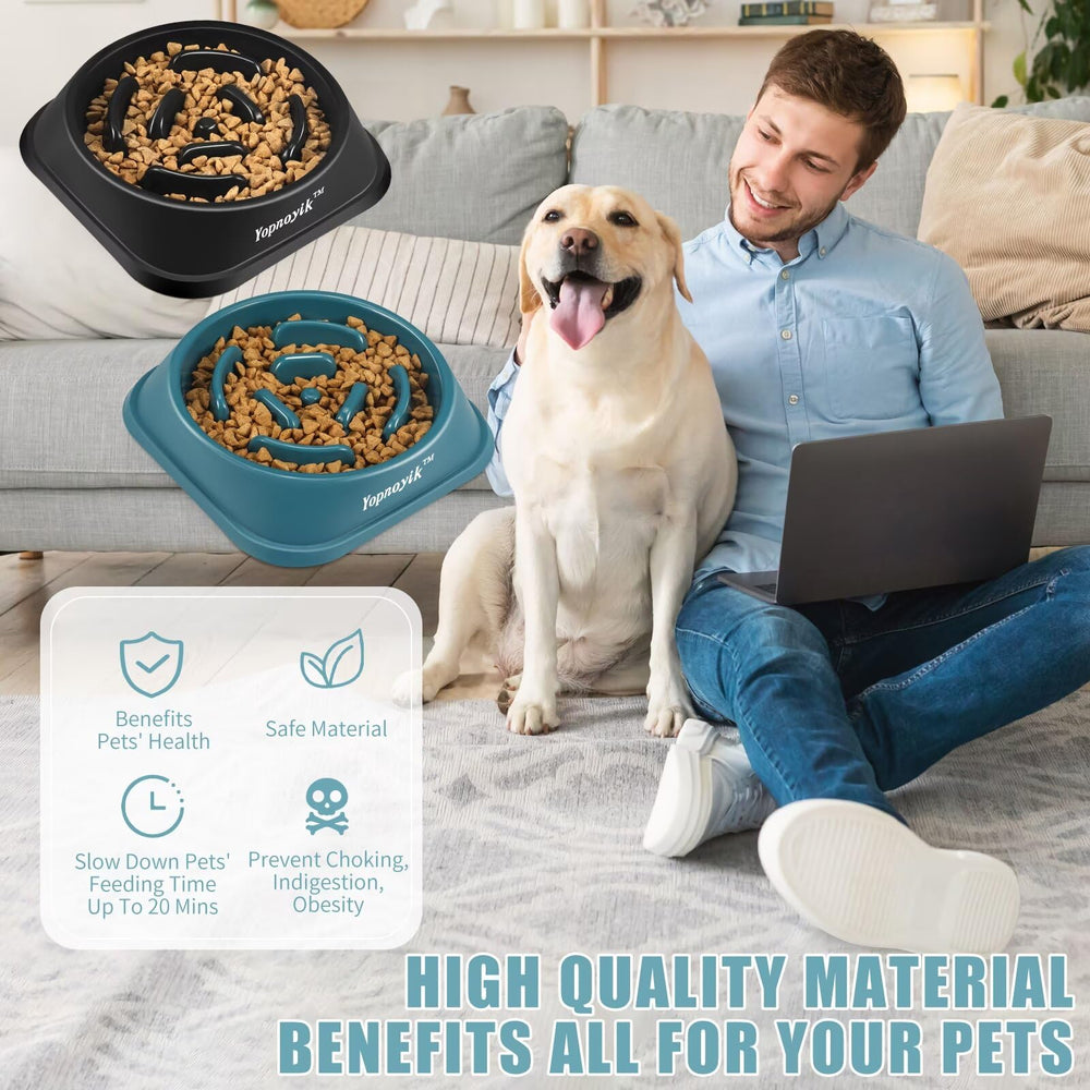 Yopnoyik design fits small and medium breeds for training meals.
