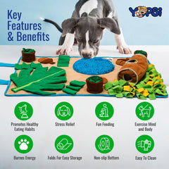YOPSI Snuffle Mat large breed non-slip bottom prevents sliding during play