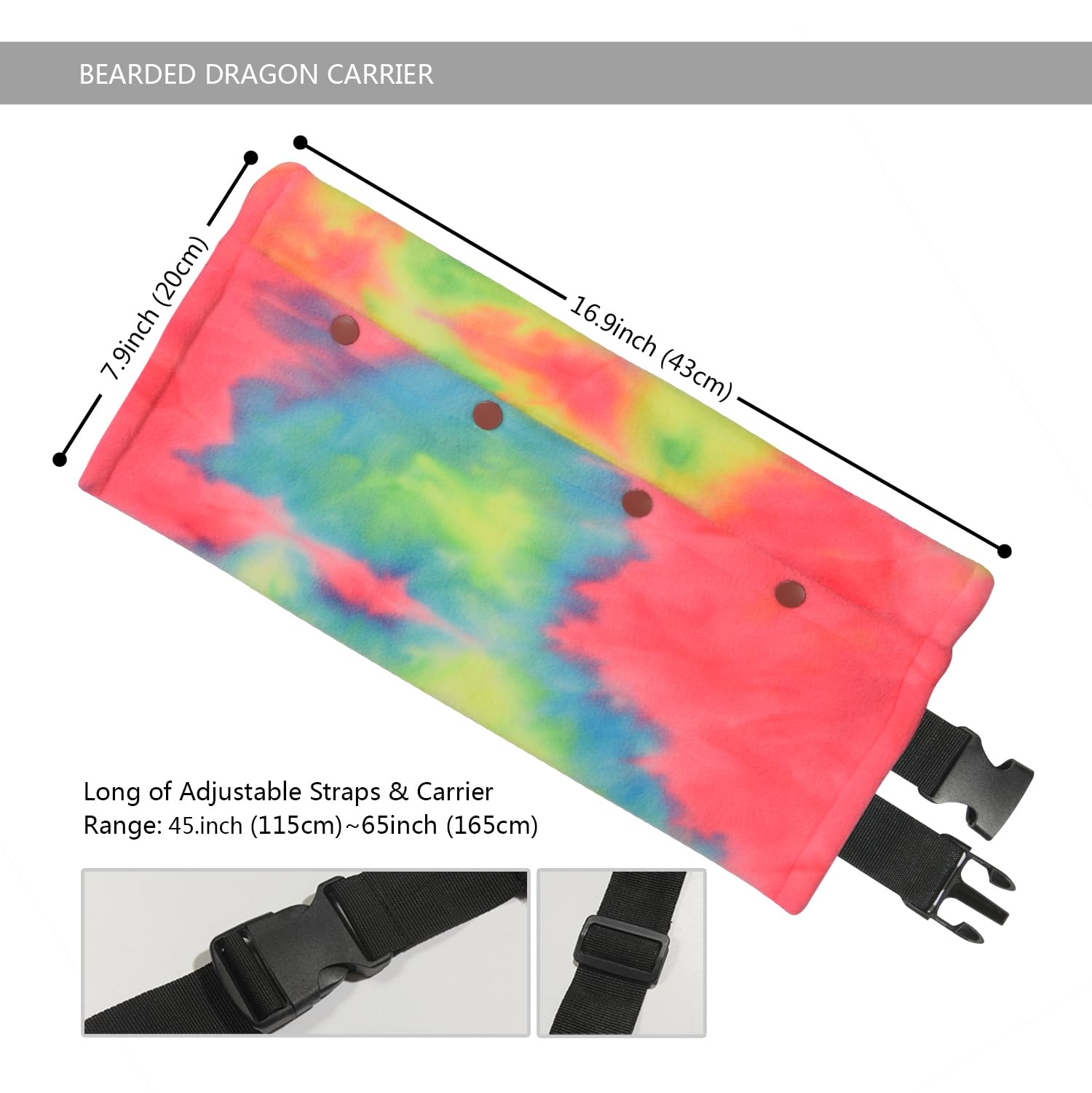 Yosadol Reptile Small Pet Backpack pink — convenient hands-free transport.