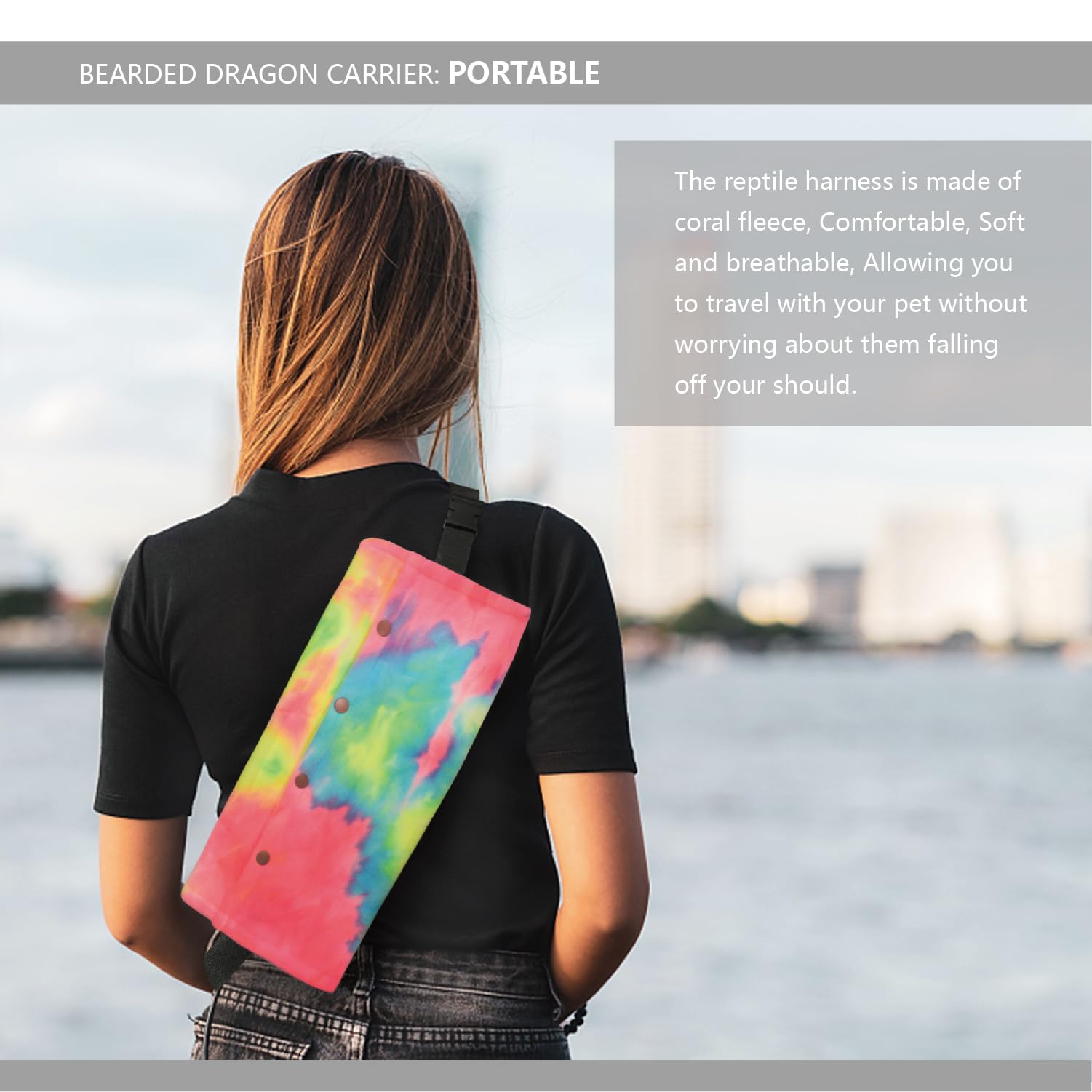 Yosadol Travel Lizard Backpack pink — ideal for daily outings and adventures.