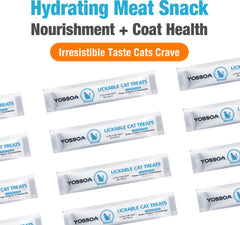 YOSSOA cat-tube-treat-purée image highlighting creamy texture and aroma.