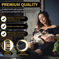 YOTANGO adjustable cat collar 19 inches shows easy length customization