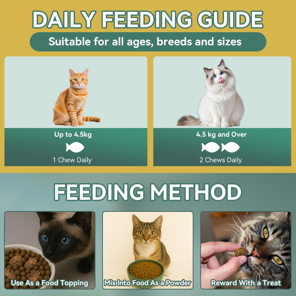 YOTANGO daily cat supplement supports general wellness and flea prevention.