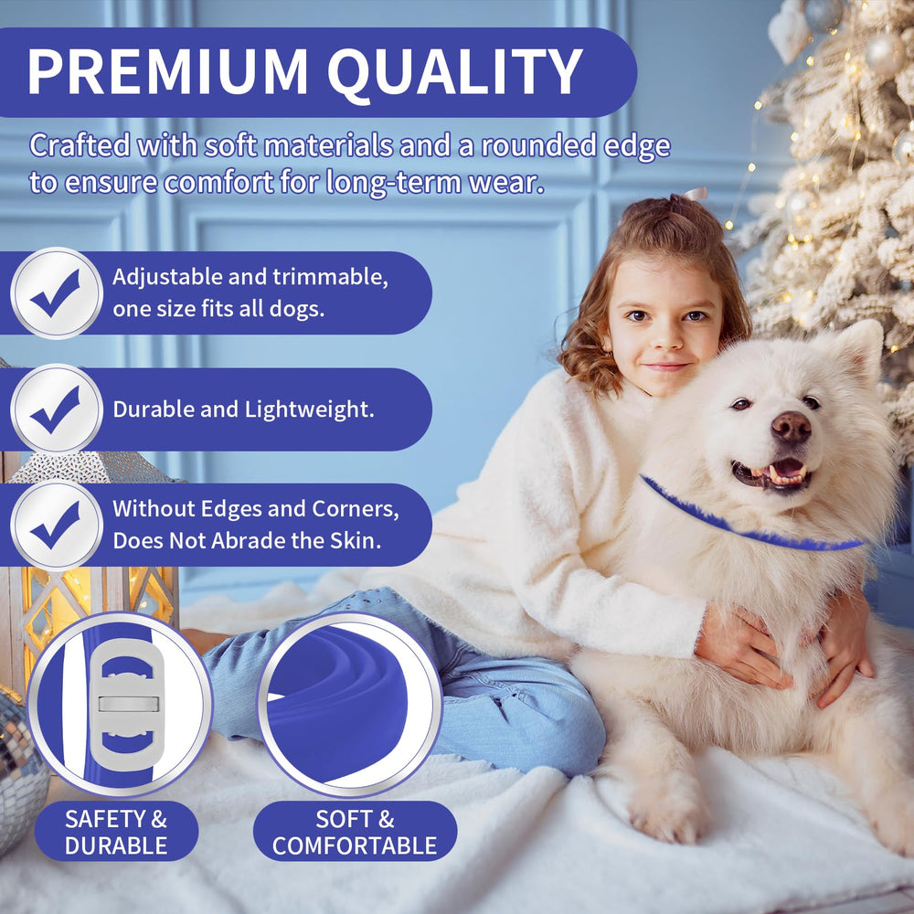 YOTANGO flea collar dogs metal curved clasp close-up for secure, durable fastening.