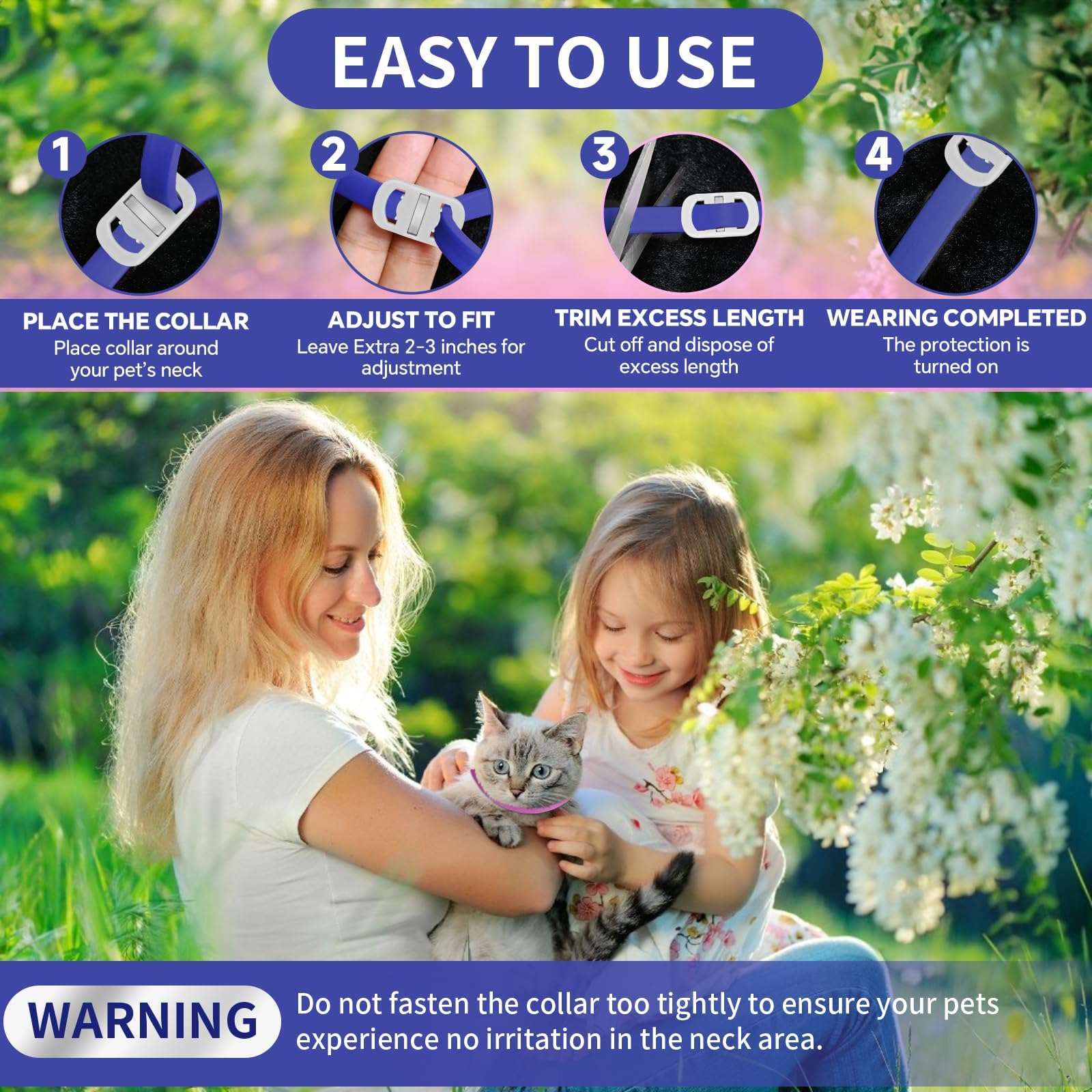 YOTANGO quick protection within 24 hours of wearing the collar.