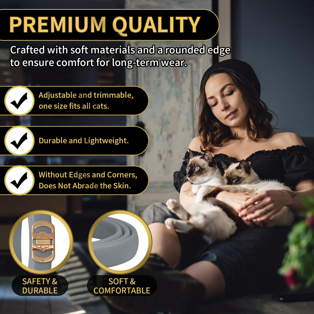 YOTANGO waterproof flea collar—reliable wear through baths and rain.