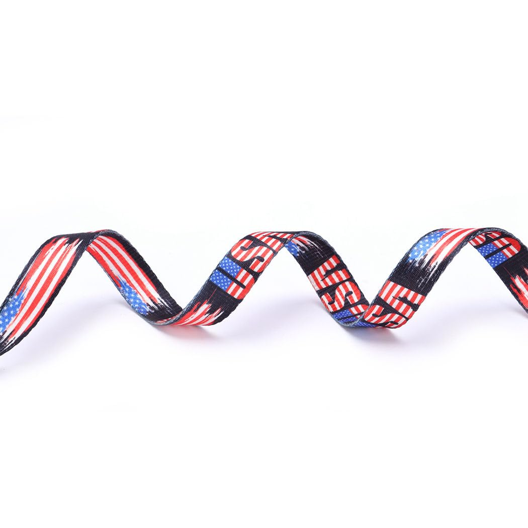 YOUALSO American Flag Dog Collar with durable metal buckle for secure everyday wear.