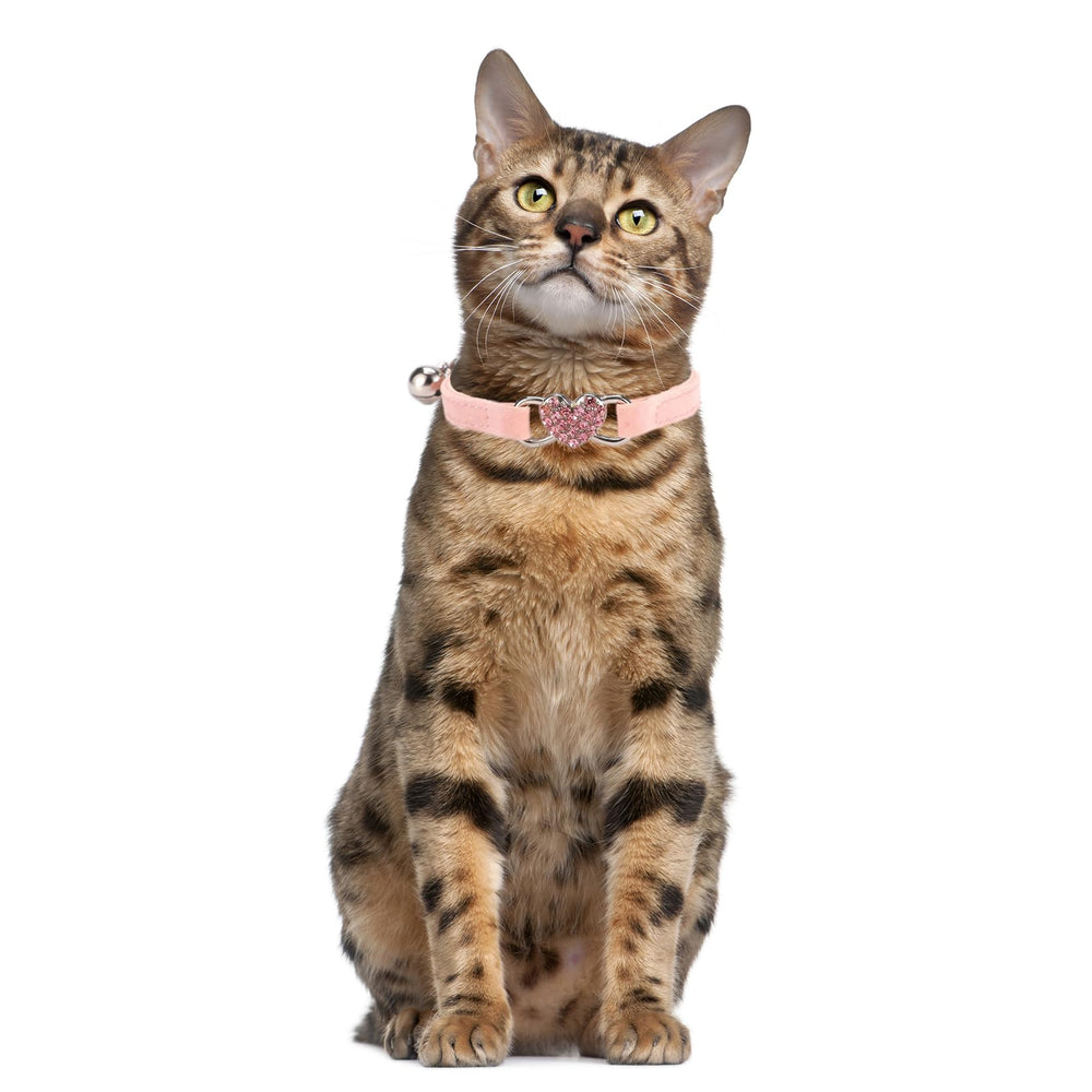 YOUALSO bling diamond heart collar adds fashionable sparkle for special occasions.