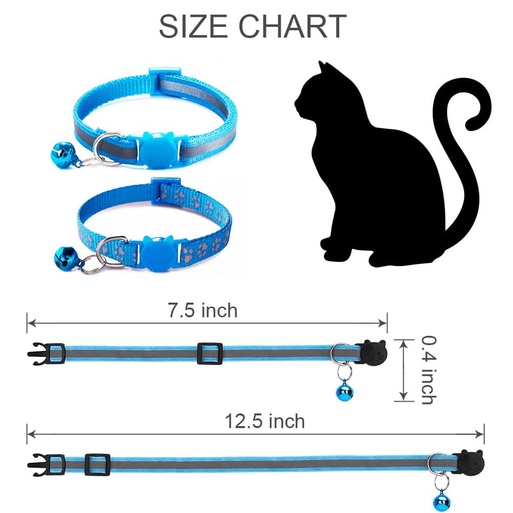 YOUALSO high-reflective pattern on collar helps locate pets.