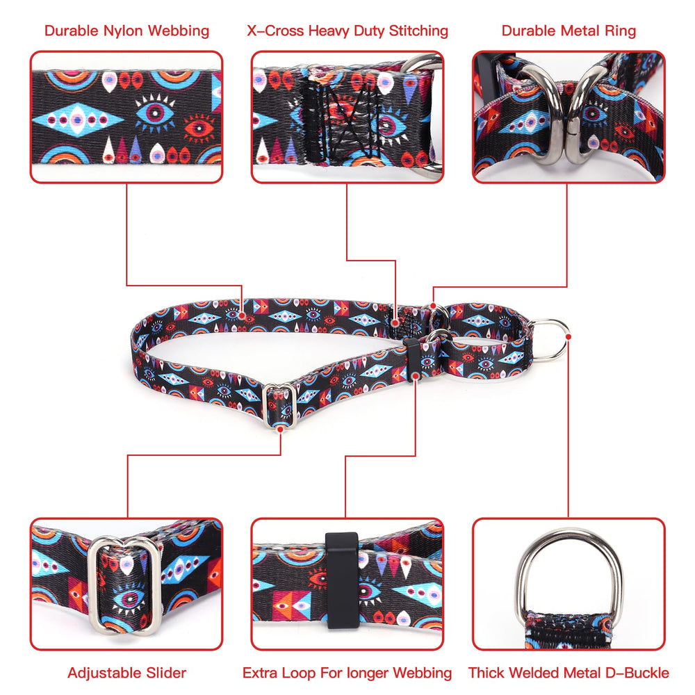 YOUALSO martingale collar Adjustable-fit—customizable sizing for perfect neck comfort.
