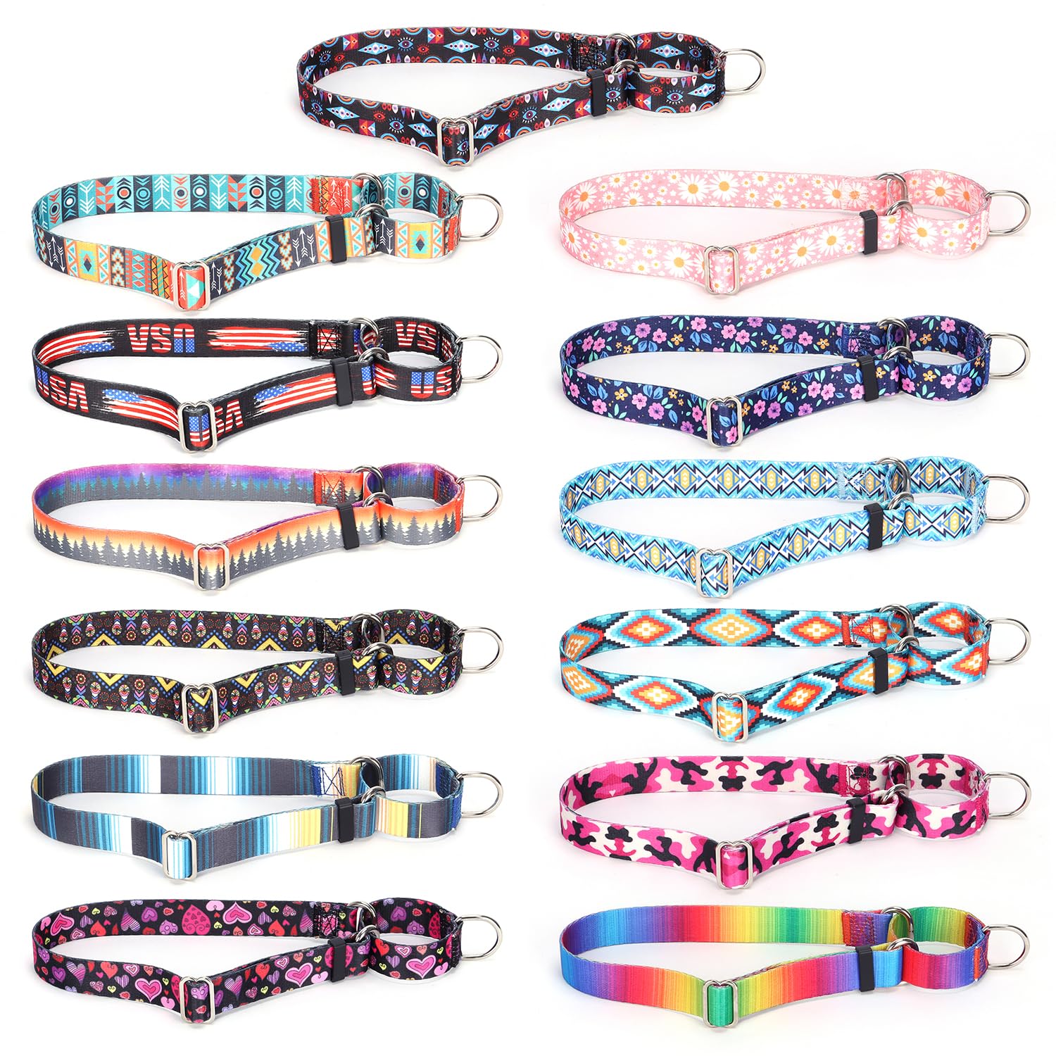 YOUALSO martingale collar dog training tool for behavior shaping