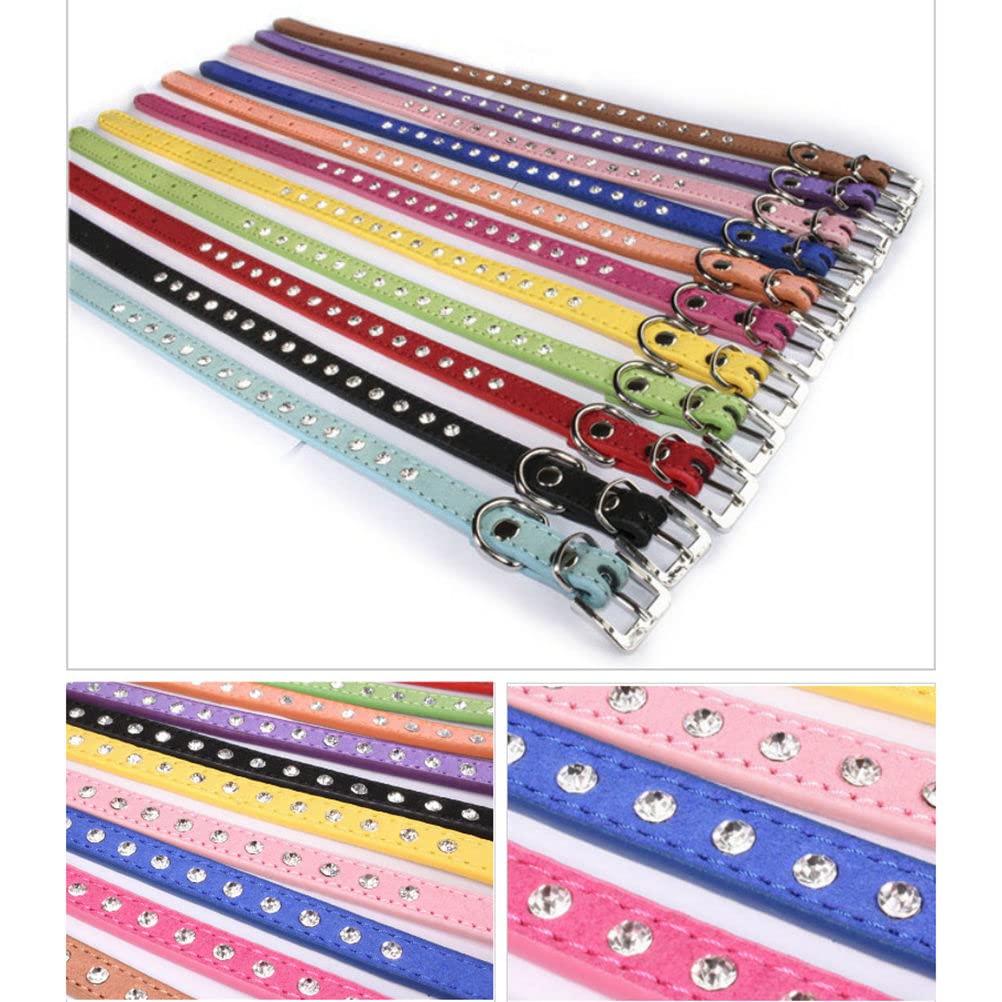 YOUALSO Purple Diamond dog collar in holiday photoshoot setup for chic small-pet style