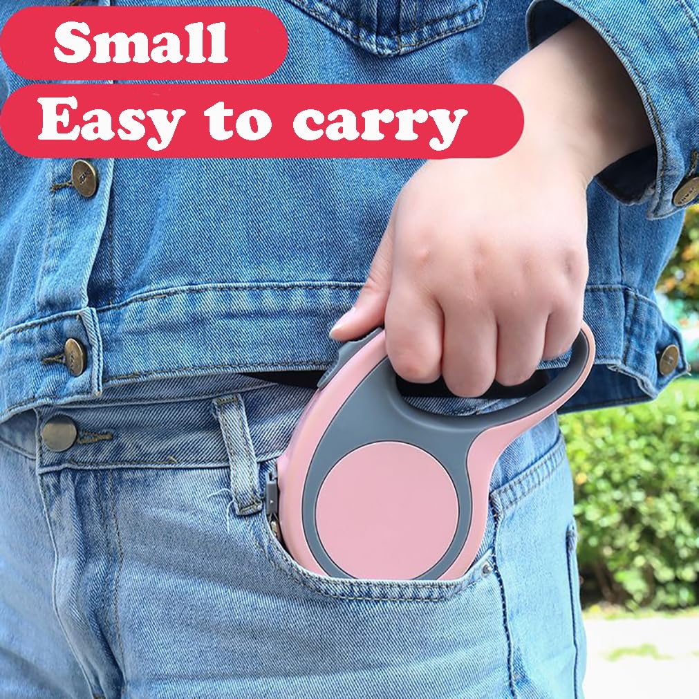 YOUALSO retractable leash extended to 16ft tape for more freedom within safe range.