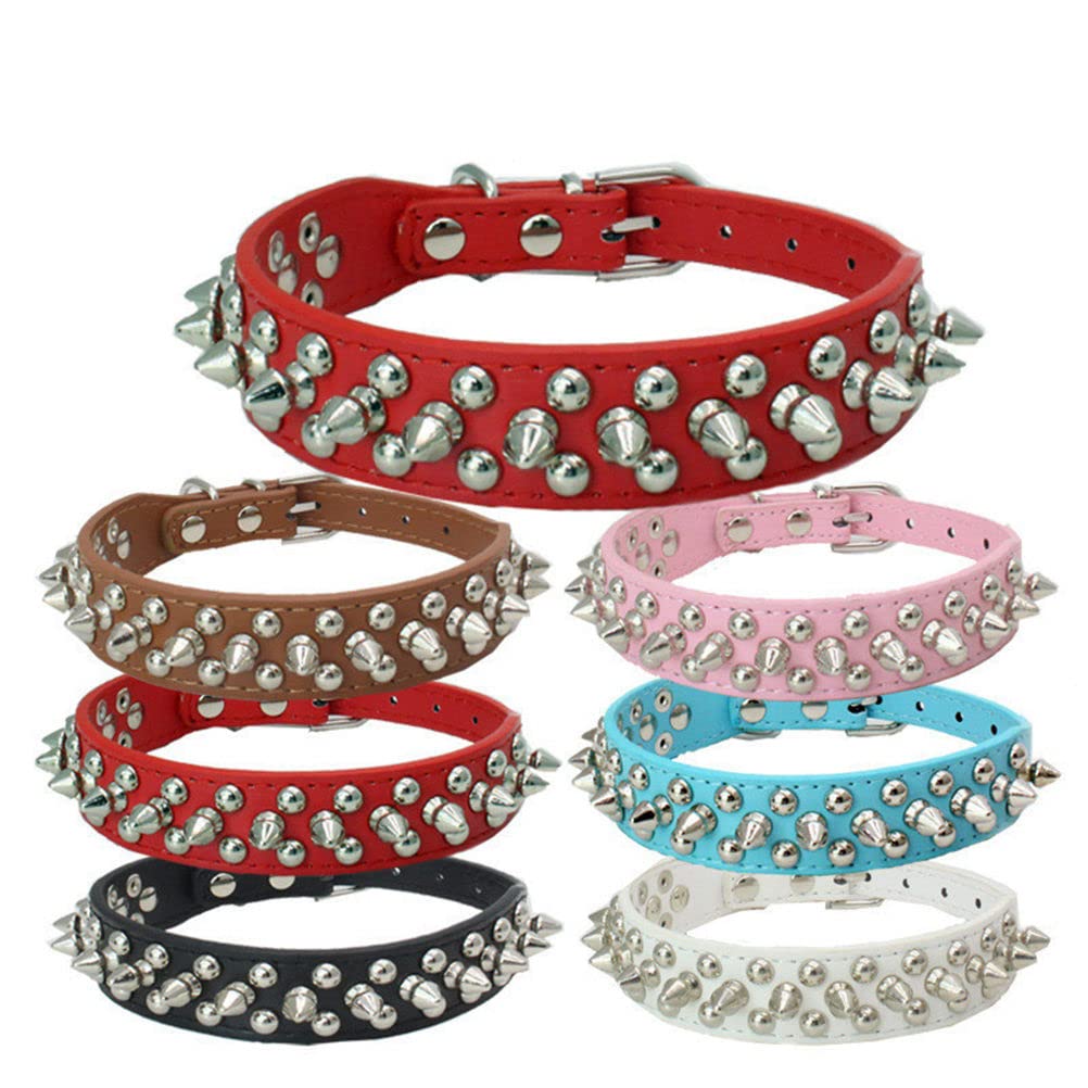 YOUALSO Spiked Dog Collar pet wearing look demonstrates confident daily use.
