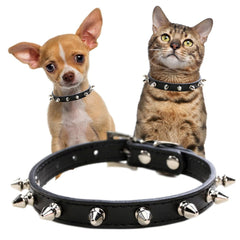 YOUALSO spiked dog collar XS neck-strap offers comfortable daily wear for small breeds.