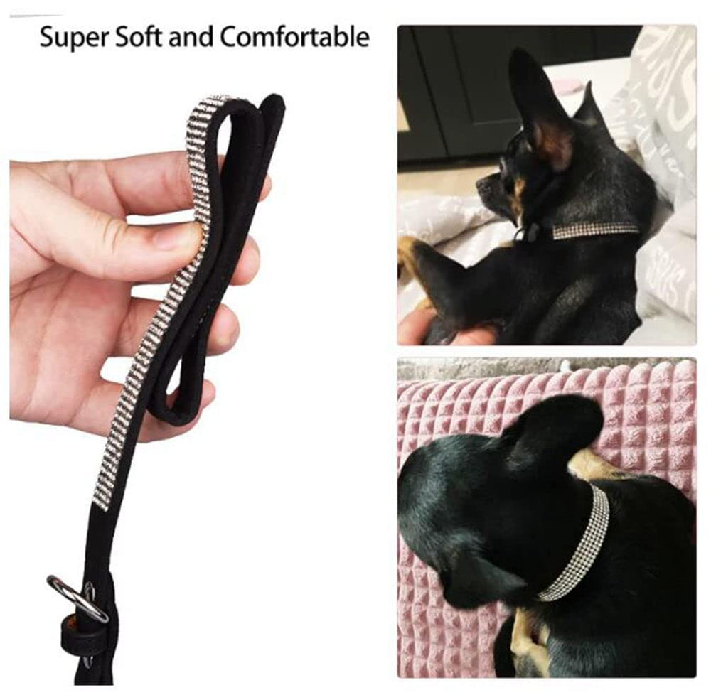 YOUALSO XS dog collar bling on small dogs adds festive charm