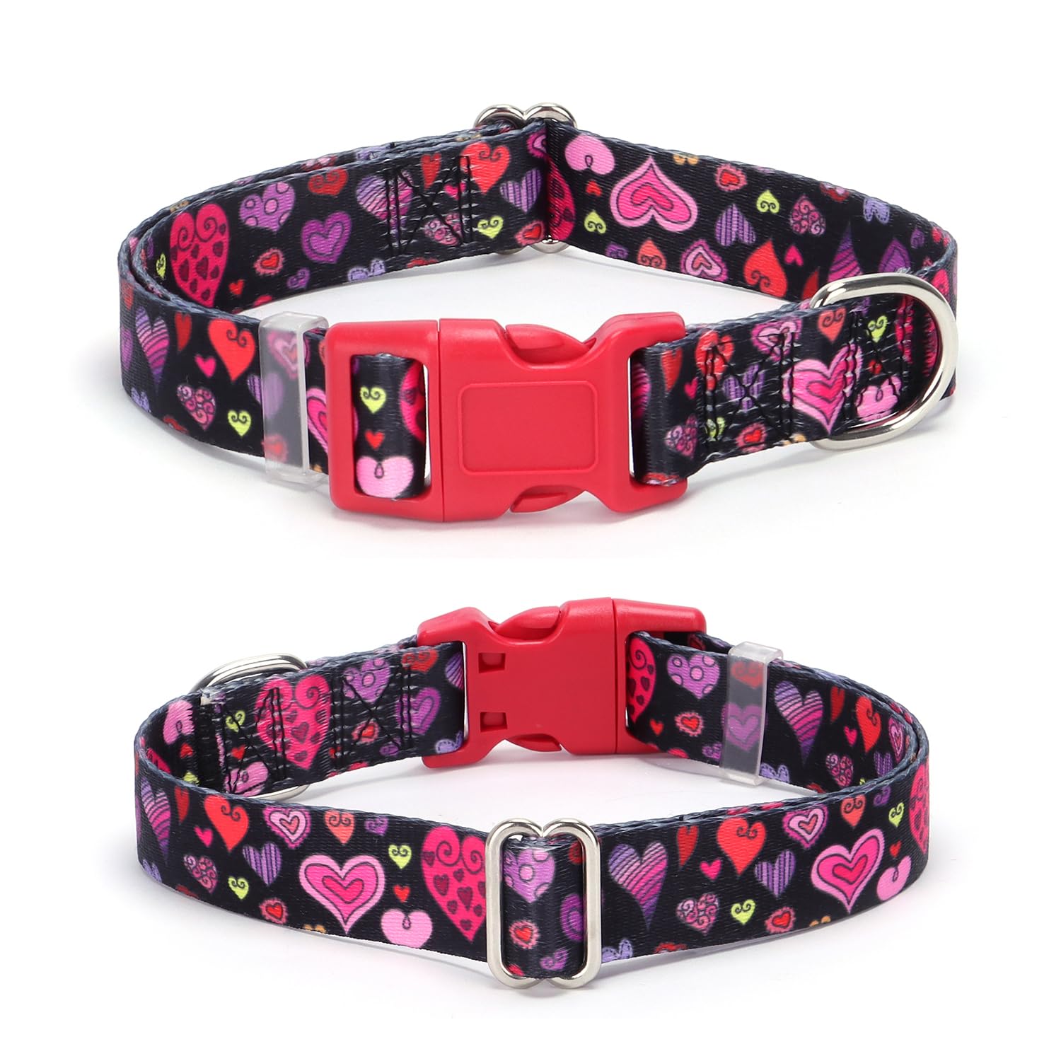 YOUALSO XS dog collar quick-release buckle closeup for secure fit