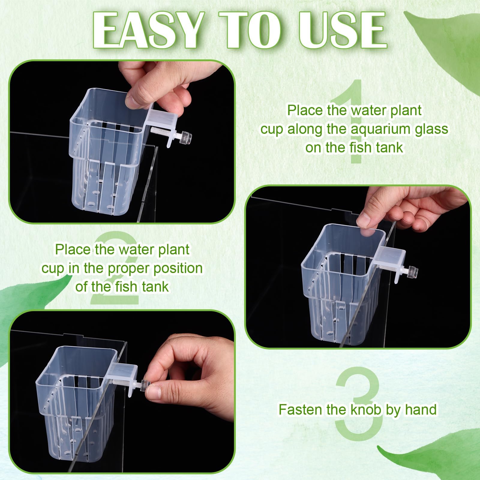 Youdaju plant cup holder bottom holes promote water circulation