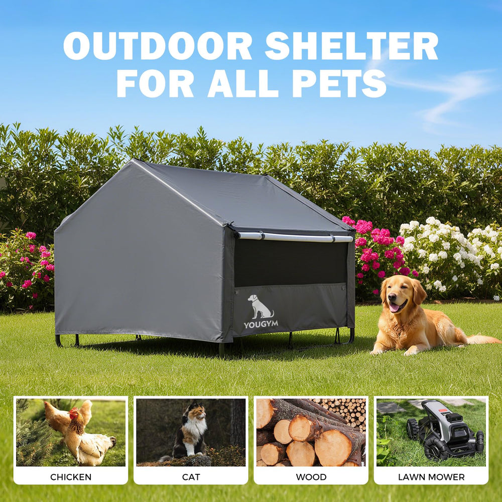 YOUGYM XLarge canopy protecting from sun and rain