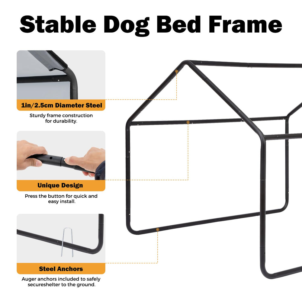 YOUGYM XLarge multi-use shelter suitable for dogs poultry and garden tasks