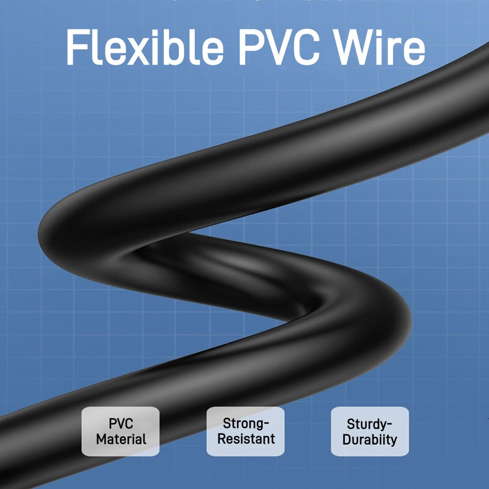 YOUNGPRO dual-head charger cord demonstrates versatility for different charging ports