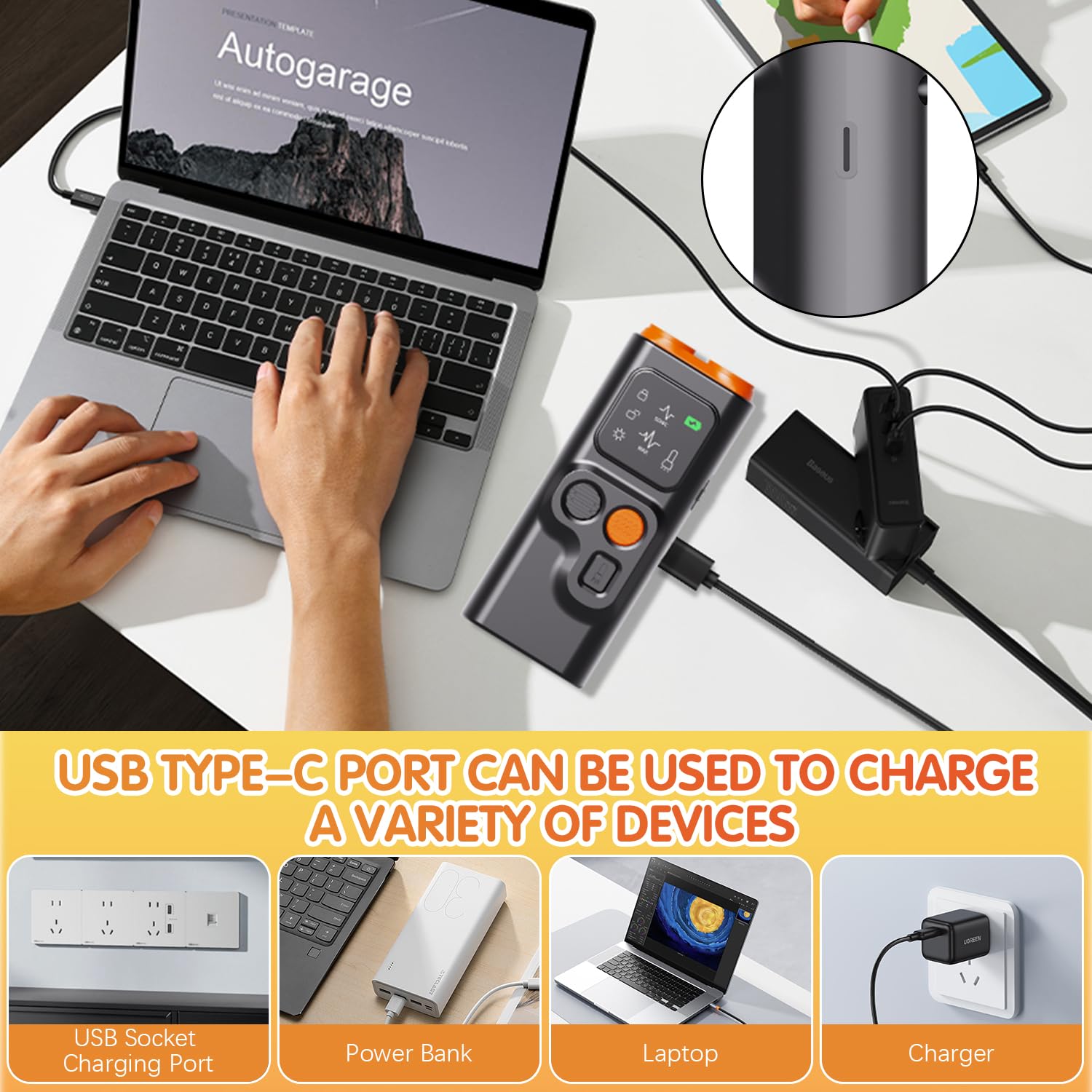 YOUSHEME BarkGuard battery life image highlighting long-lasting charge performance.
