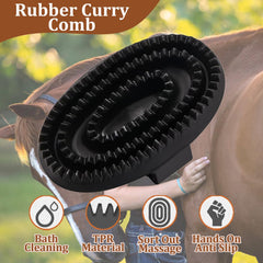Youven Multi-Pet Grooming Brush suitable for dogs, cats, and horses, shedding aid