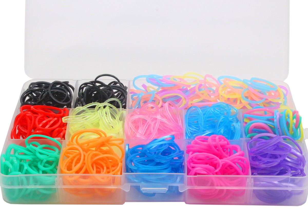 YOY assorted color rubber bands for pets for quick styling