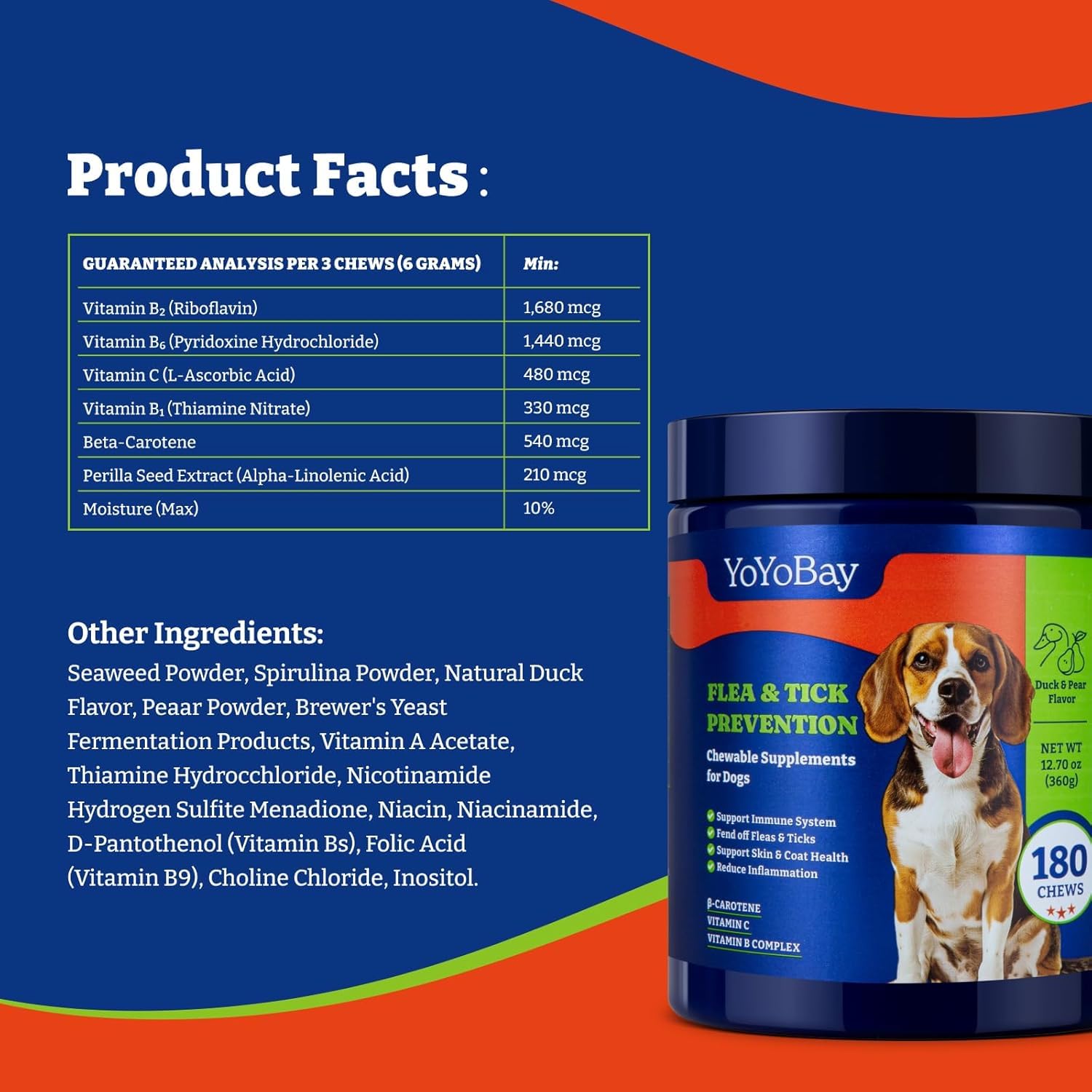 YoYoBay dog health routine chews support easy daily care.