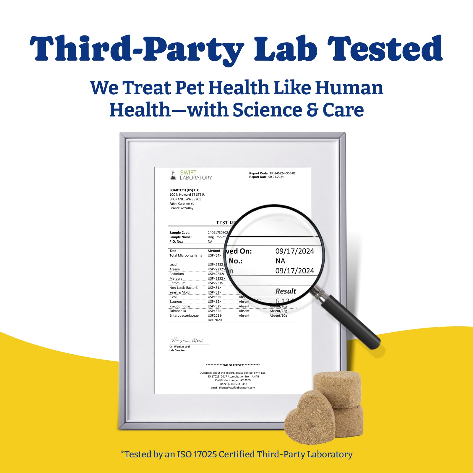 YoYoBay bottle with 180 chews signals long-term gut and immune wellness support.