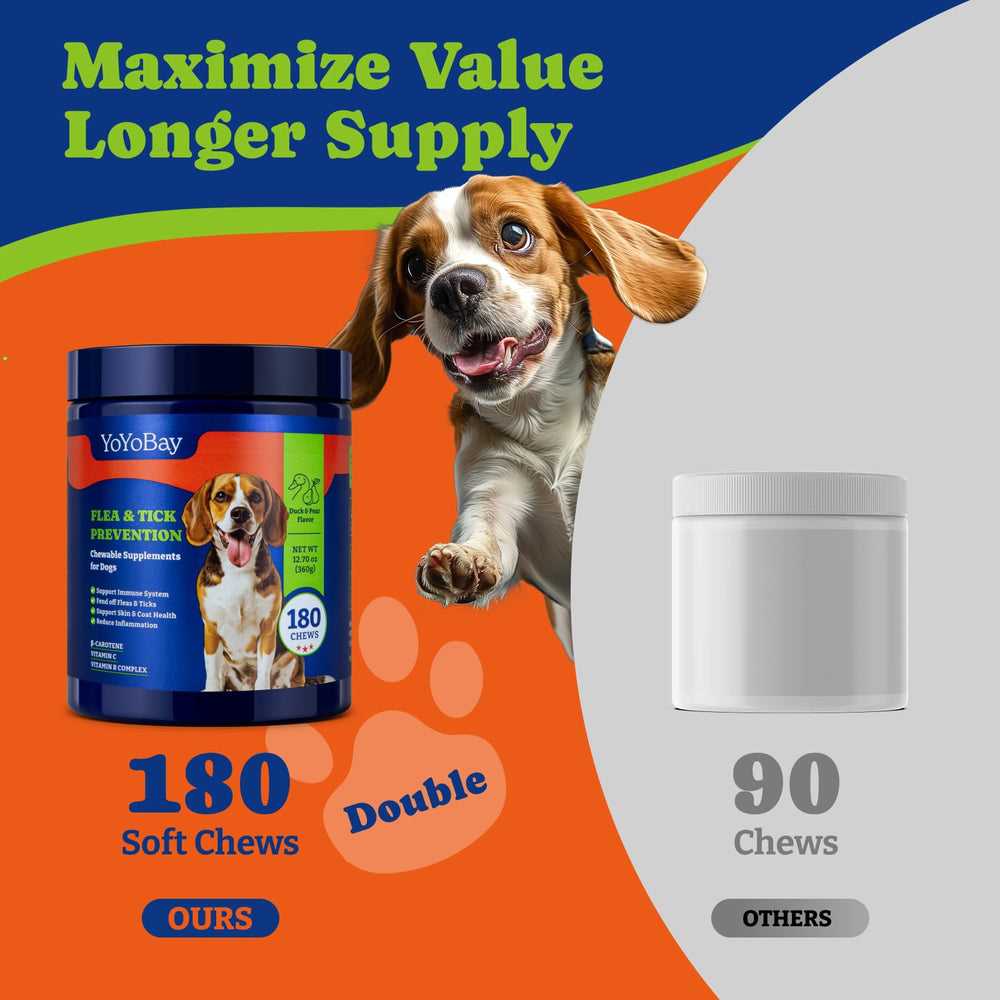 YoYoBay flavor-focused image highlights duck-pear blend for pets.