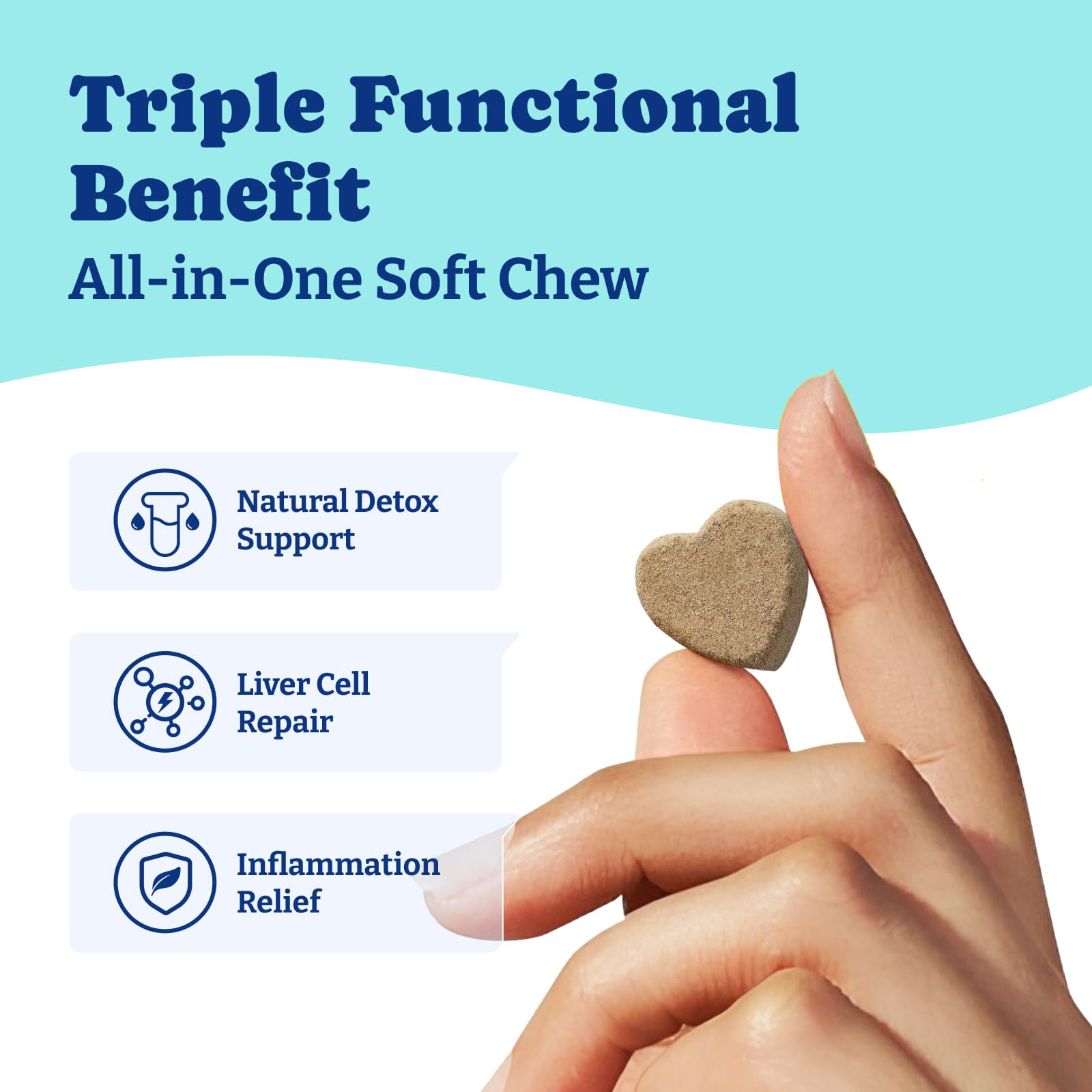 YoYoBay Soft chews depicted for easy feeding and tolerance.