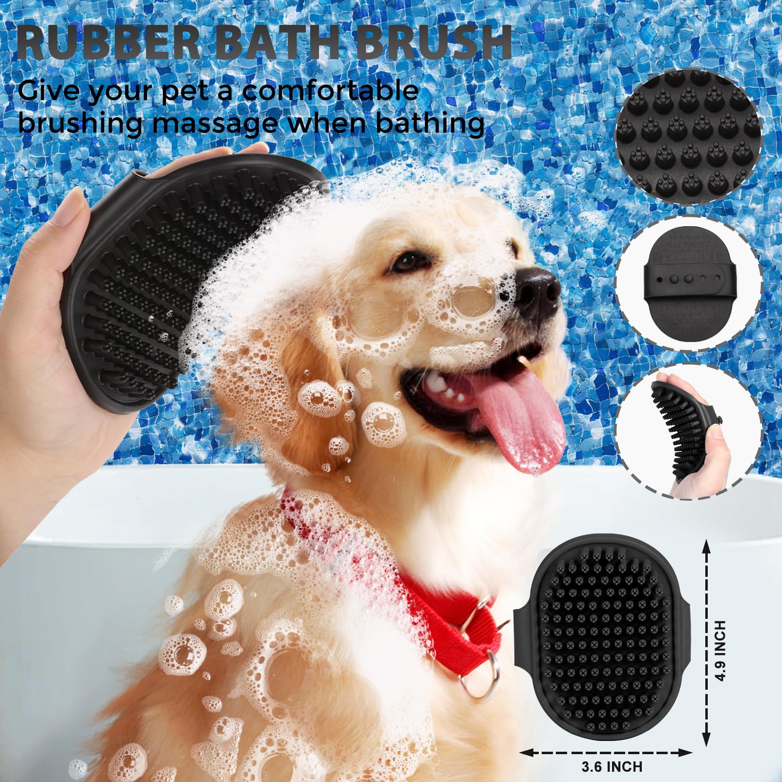 YOYUPETA Dog Brush Kit suitable for large and small pets in one kit