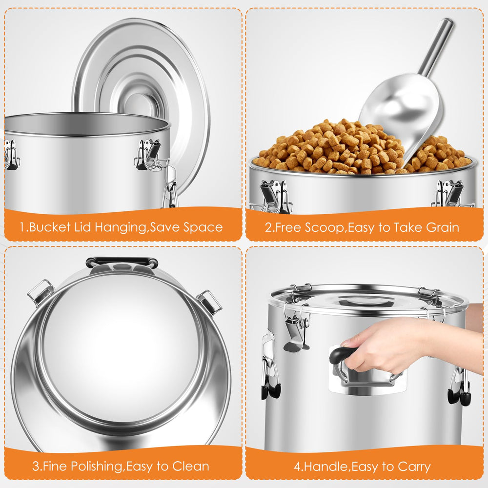 Yoziyaxo multi-use container in dining area suitable for dog food, rice, or tea