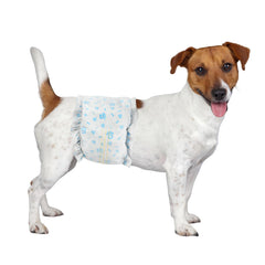 Ypfyed disposable dog diapers male bulk pack front view for long-lasting pet care and savings