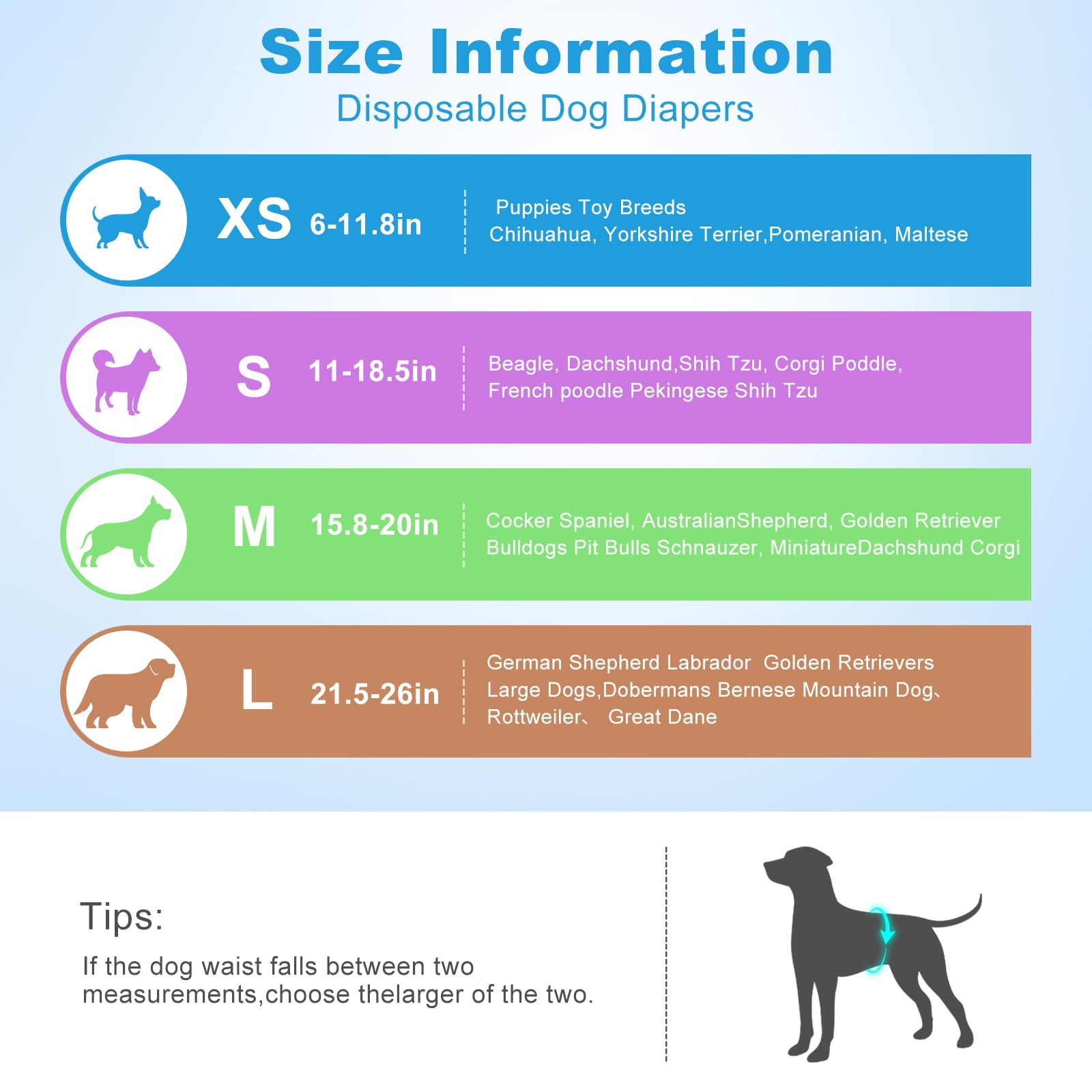 Ypfyed disposable dog diapers male leak-proof design close-up preventing messes around the home