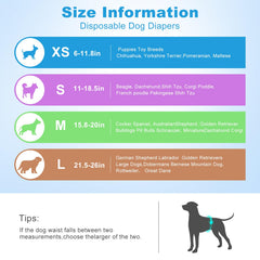 Ypfyed disposable dog diapers male leak-proof design close-up preventing messes around the home