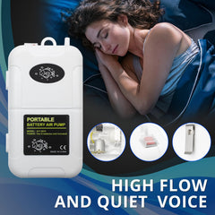 YQMIGU portable aquarium aerator supports backups without heavy batteries.