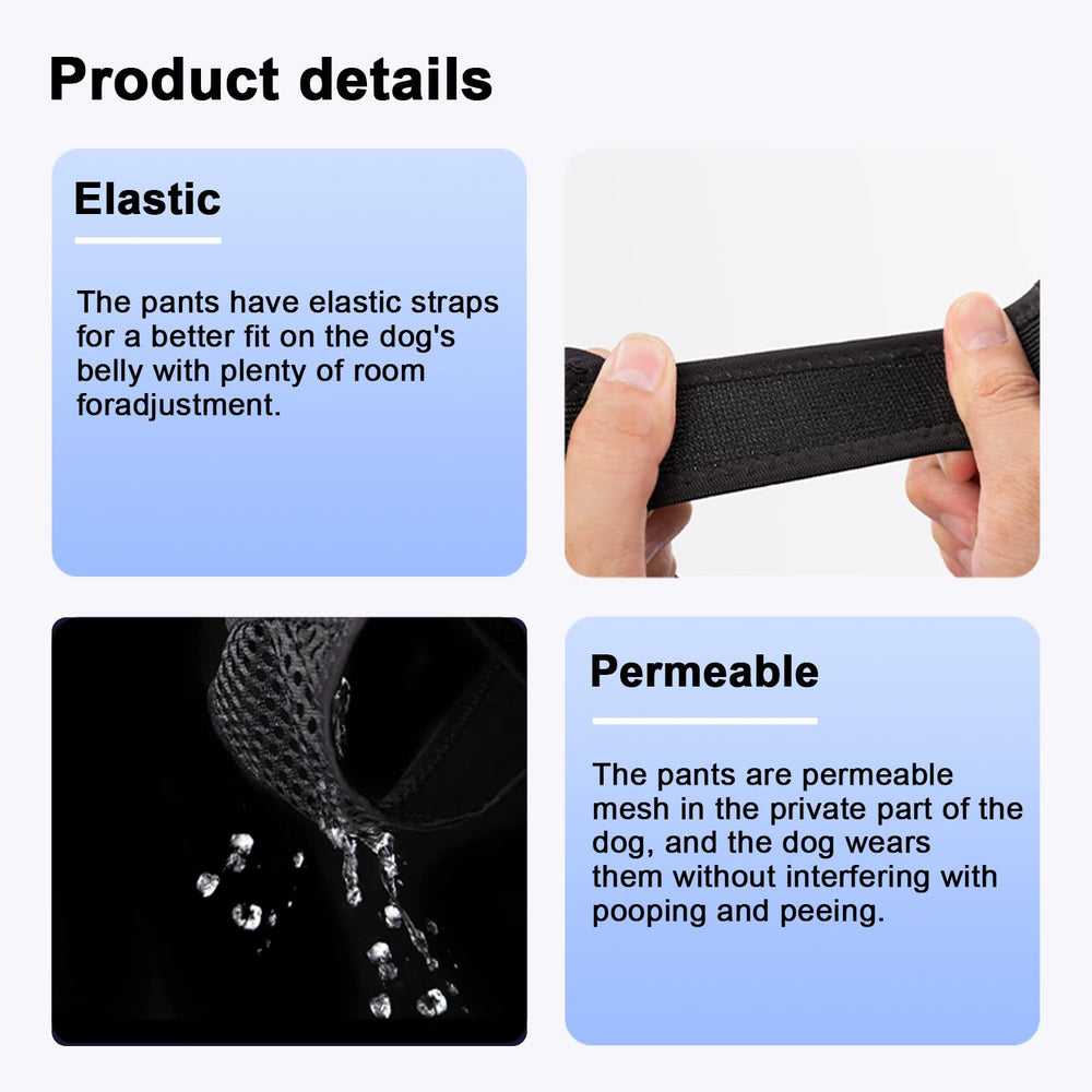 yrenoer quick-dress dog pants simplify dressing in seconds