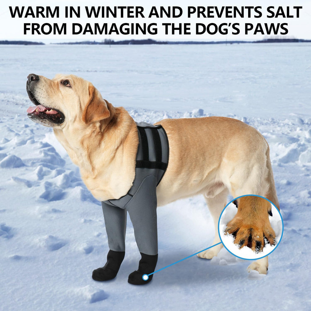 yrenoer dog socks size L grey for post-surgery protection