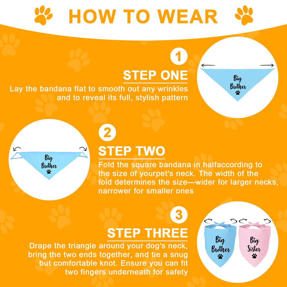 YROVWENQ lightweight bandana provides all-day comfortable wear for dogs
