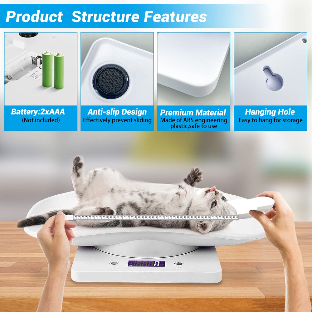 YTCYKJ pet scale stable-tray-base keeps restless pets steady.