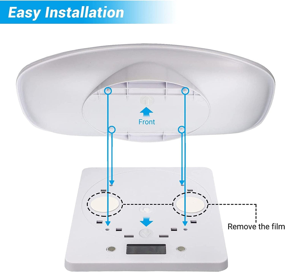 YTCYKJ puppy scale gram-oz switch enables unit flexibility for portions.