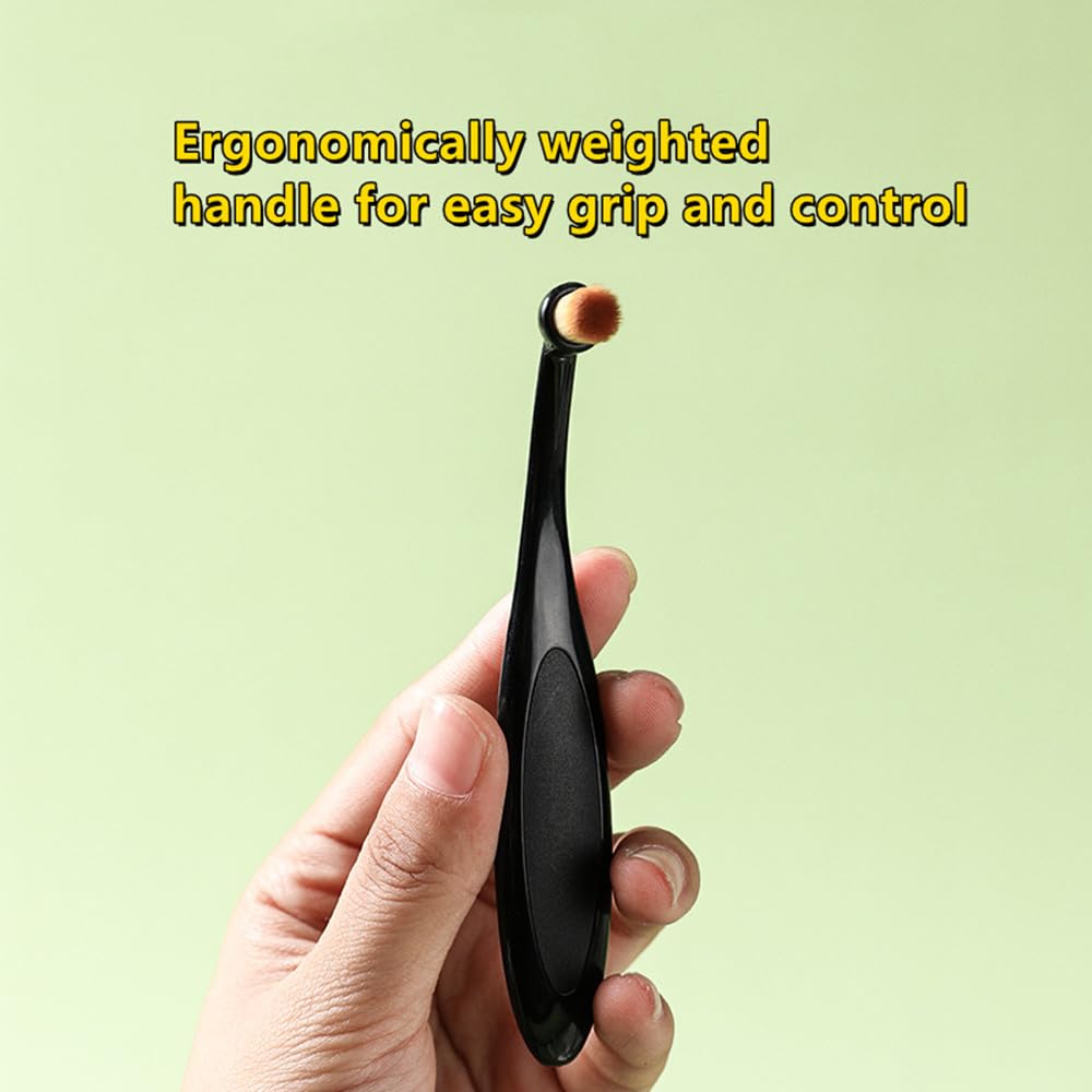 YTRUOYI eye grooming brush applying products to a pet's eye area.